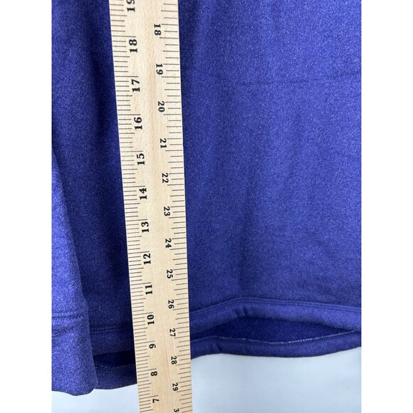 NWT Adidas Purple ClimaWarm 1/4 Zip Pullover Sweatshirt Large Mens Activewear - Picture 9 of 13